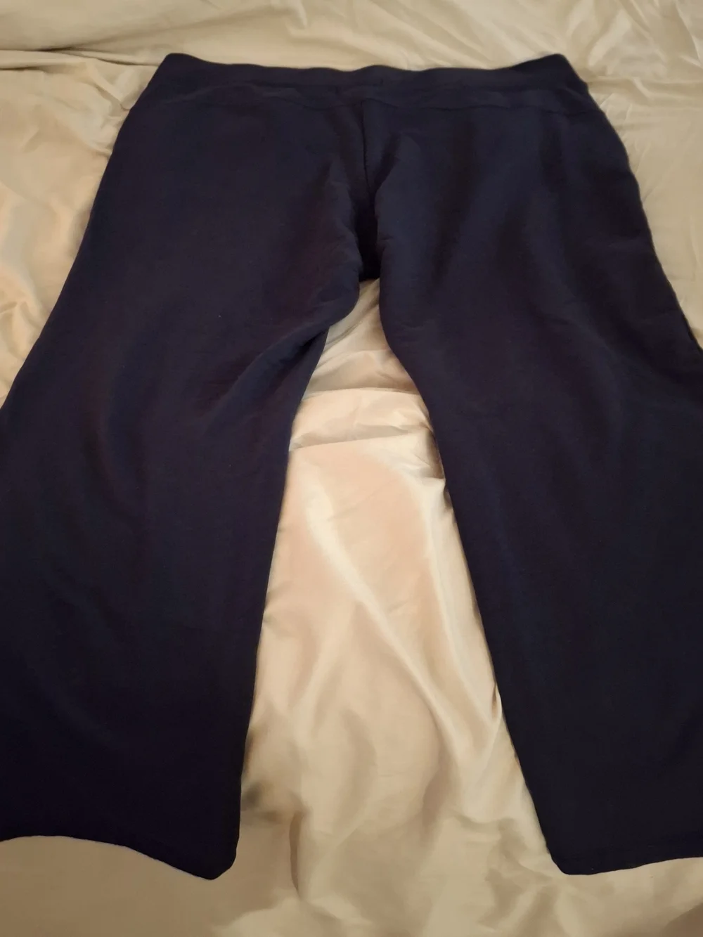 Ralph Lauren Women's Navy Jogger Sweat Pants with Zip Details